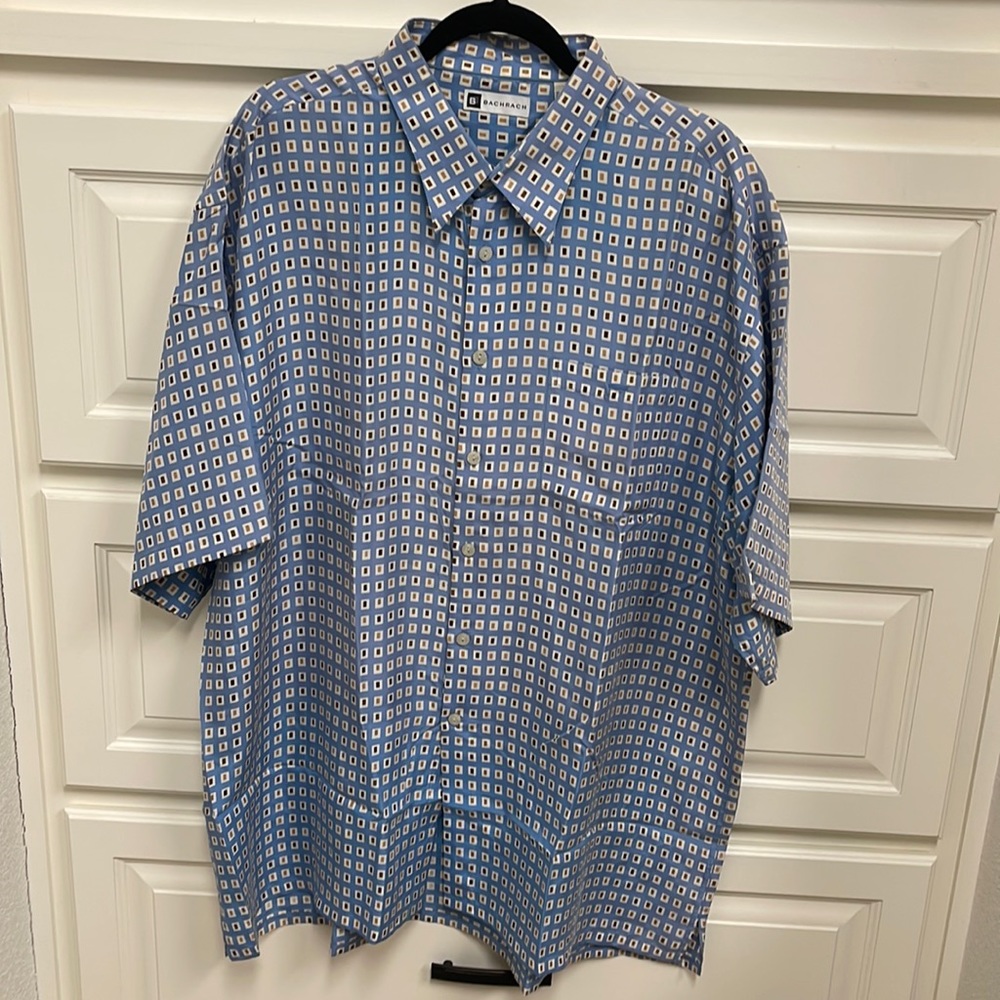 Bachrach men’s silk shirt, light weight, great condition